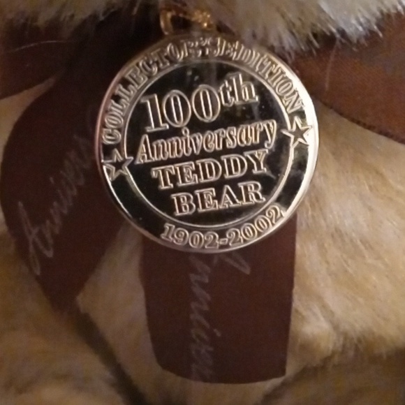 Harry The GOLDEN Teddy Bear COLLECTORS EDITION 2002 Vintage stuffed animal - Picture 3 of 7